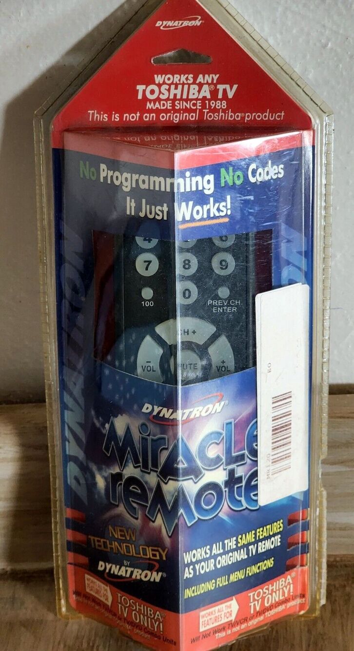 Dynatron Miracle Remote Replacement for Toshiba MR120 NOS See Pictures & Desc